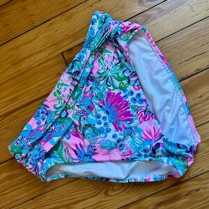 SOLD Lilly Pulitzer Pink and Blue Floral Bikini Bottom